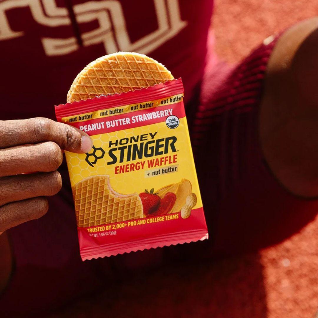 Honey Stinger Organic Peanut Butter Strawberry Energy Waffle - Single Pack